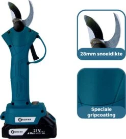 NovarGarden® Elektrische Snoeischaar NG1 - 2x Accu - Elektrisch - Takkenschaar - Op Batterij - 28mm 16 NovarGarden® Elektrische Snoeischaar NG1 - 2x Accu - Elektrisch - Takkenschaar - Op Batterij - 28mm -Tuingereedschap Winkel 1089x1200