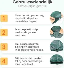 Goliving Tuinafvalzak - Set Van 2- Tuinafvalzakken Opvouwbaar - Tuinzak - Tuinafvalemmer - 2x 280 Liter - Groen -Tuingereedschap Winkel 1131x1200