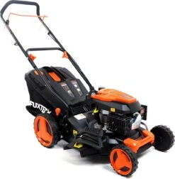 FUXTEC Grasmaaier Benzine - 46cm - Zelfrijdend / Zelftrekkend / Achterwielaandrijving - Mulchfunctie - Opvangbak 50L - FX-RM4646 16 FUXTEC Grasmaaier Benzine - 46cm - Zelfrijdend / Zelftrekkend / Achterwielaandrijving - Mulchfunctie - Opvangbak 50L - FX-RM4646 -Tuingereedschap Winkel 1174x1200 1