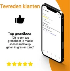 Grondboor Voor Boormachine - 8x25 Cm - Zwart 17 Grondboor Voor Boormachine - 8x25 Cm - Zwart -Tuingereedschap Winkel 1176x1200 1