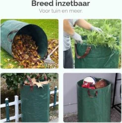 Goliving Tuinafvalzak - Set Van 2- Tuinafvalzakken Opvouwbaar - Tuinzak - Tuinafvalemmer - 2x 280 Liter - Groen -Tuingereedschap Winkel 1189x1200 1