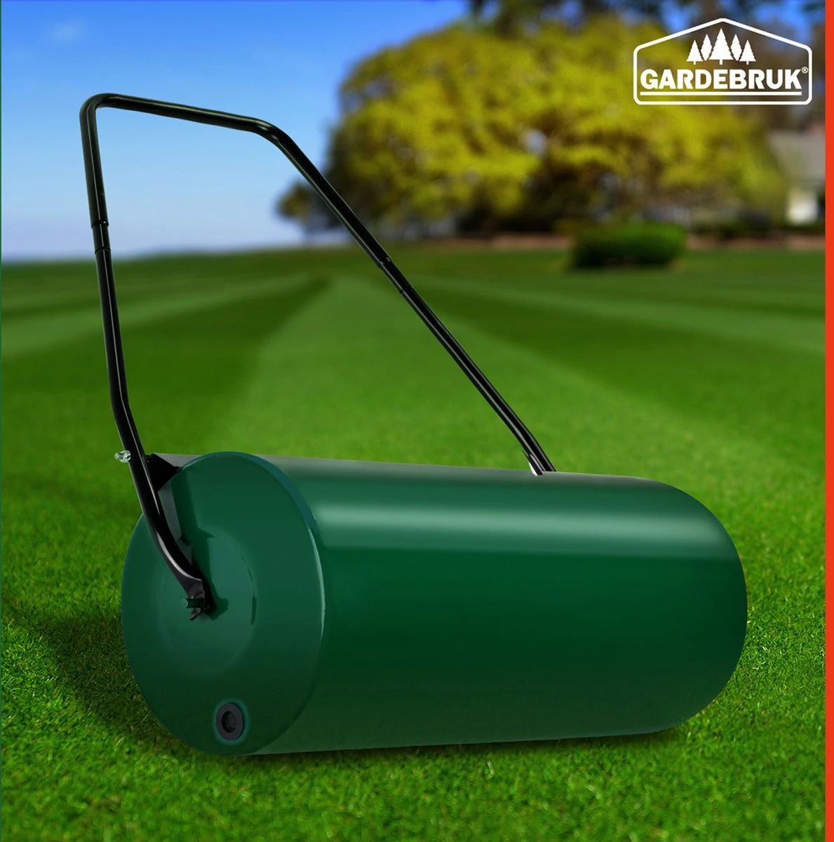 Gardebruk Tuinwals 60cm - 50L Vulvolume Staaltrommel - Groen 5 Gardebruk Tuinwals 60cm - 50L Vulvolume Staaltrommel - Groen - Afbeelding 5