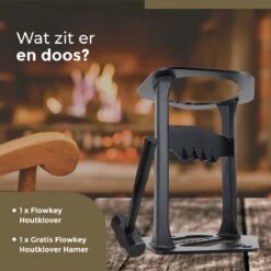 Flowkey® Houtklover XL - Houtsplijter Bijl - Houtkliever Kloofwig Gietijzer - Voor Hout & Aanmaakhout - Inclusief Gratis Hamer -Tuingereedschap Winkel 1199x1200 14