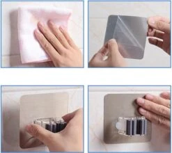 Bezem Houder - Zelfklevend - Zilverkleurig -Tuingereedschap Winkel 1200x1068 2