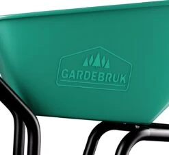 Gardebruk Kruiwagen 100 L - Kunststof Kuip – Tot 150KG Groen -Tuingereedschap Winkel 1200x1099