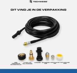 Techweise - Rioolslang Voor O.a. Kärcher - 15M - Met Roterende En Voorwaartse Kop 10 Techweise - Rioolslang Voor O.a. Kärcher - 15M - Met Roterende En Voorwaartse Kop -Tuingereedschap Winkel 1200x1145 2