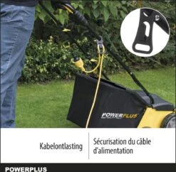 Powerplus POWXG7513 Elektrische Verticuteermachine - Mos Verwijderaar - 1400W - 320mm Maaibreedte - 45L Opvangbak - Incl. Gazonbeluchter/grasbeluchter 9 Powerplus POWXG7513 Elektrische Verticuteermachine - Mos Verwijderaar - 1400W - 320mm Maaibreedte - 45L Opvangbak - Incl. Gazonbeluchter/grasbeluchter -Tuingereedschap Winkel 1200x1177 7