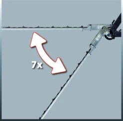 Einhell Telescoop Heggenschaar GC-HH 9048 (900 W - Snijkop Kantelbaar - Metalen Tandwielaandrijving - Telescopische Geleidesteel 50 Cm Verlengbaar - Extra Verstelbare Handgreep - Inclusief Draagriem) -Tuingereedschap Winkel 1200x1184 3