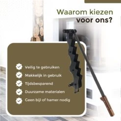 Flowkey® Houtklover XL - Houtsplijter Bijl - Houtkliever Kloofwig Gietijzer - Voor Hout & Aanmaakhout - Inclusief Gratis Bevestigingsset -Tuingereedschap Winkel 1200x1199 16