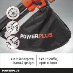 Powerplus Dual Power POWDPG75270 Bladblazer - Bladzuiger En -versnipperaar - Brushless - Blazen - Zuigen - Versnipperen - Excl. Accu En Lader - Incl. Opvangzak 45L 14 Powerplus Dual Power POWDPG75270 Bladblazer - Bladzuiger En -versnipperaar - Brushless - Blazen - Zuigen - Versnipperen - Excl. Accu En Lader - Incl. Opvangzak 45L -Tuingereedschap Winkel 1200x1200 100