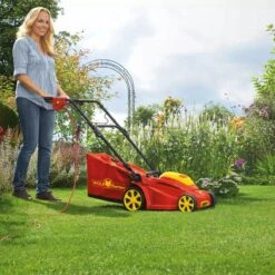 WOLF-Garten A 340 E Elektrische Grasmaaier - 1400 W - 34 Cm Maaibreedte - 30 Liter Opvangbak - Centrale Hoogte-instelling -Tuingereedschap Winkel 1200x1200 360