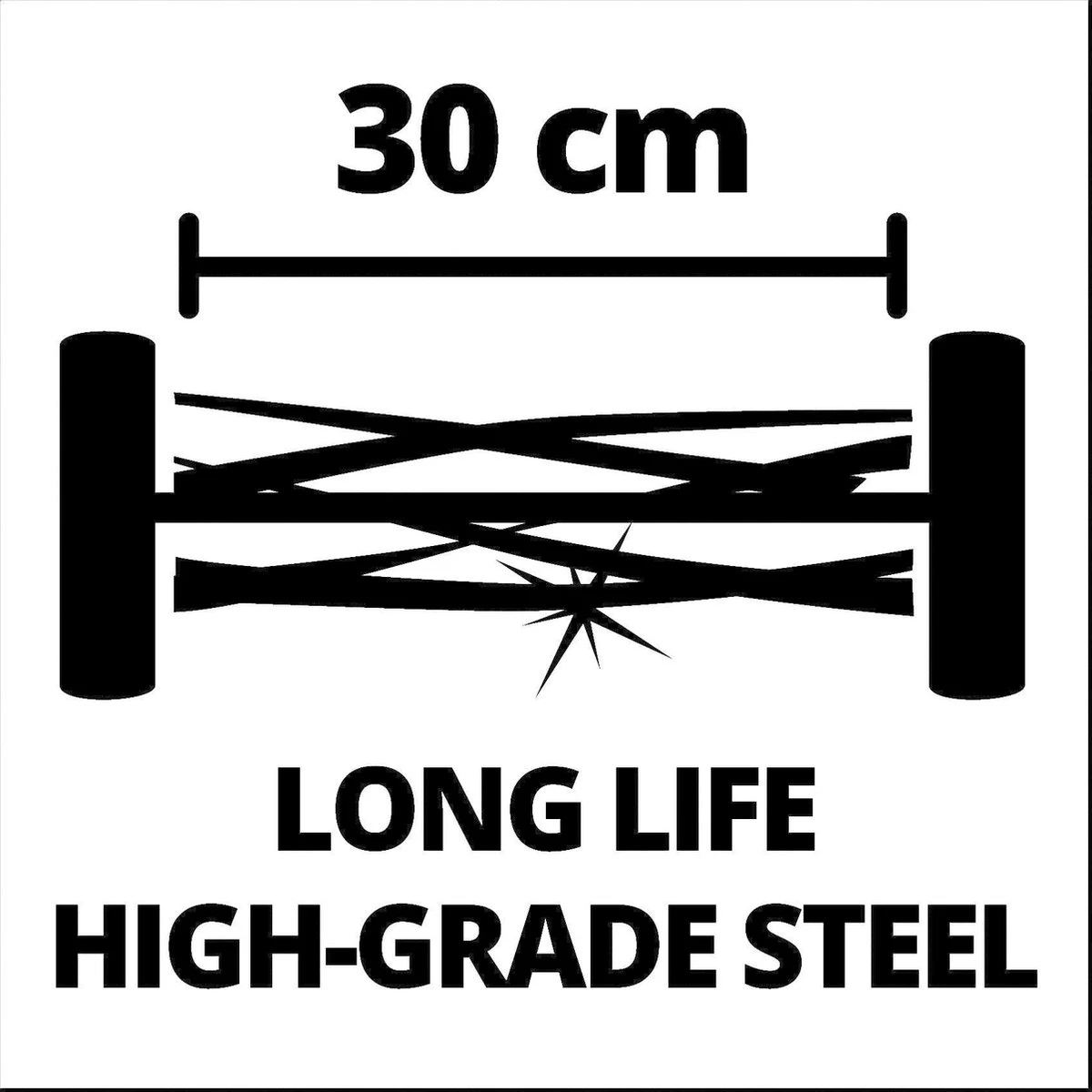 Einhell Kooimesmaaier - GC-HM 300 - Handmaaier - 30cm - 16L 10 Einhell Kooimesmaaier - GC-HM 300 - Handmaaier - 30cm - 16L - Afbeelding 10