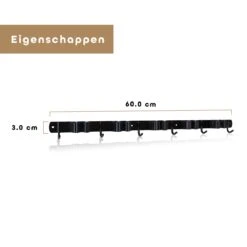 Bezem Ophangsysteem – Bezemhouder – Tuingereedschap – RVS – 5 Houders – 6 Haken - BAULK® -Tuingereedschap Winkel 1200x1200 533