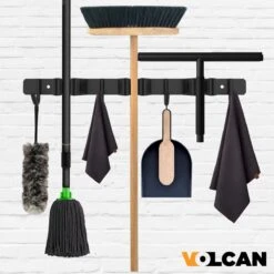 Volcan Bezemhouder - Bezem Ophangsysteem Tuingereedschap - Gereedschapshouder - Zelfklevend - 3M Tape - 3 Houders 4 Haken - RVS Zwart 11 Volcan Bezemhouder - Bezem Ophangsysteem Tuingereedschap - Gereedschapshouder - Zelfklevend - 3M Tape - 3 Houders 4 Haken - RVS Zwart -Tuingereedschap Winkel 1200x1200 565