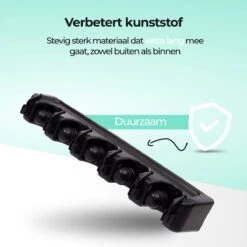 CLEANLY® Bezemhouder - Ophangsysteem Voor Tuingereedschap - Bezem Ophangsysteem - Gereedschapshouder Met Ophanghaken - ABS -Tuingereedschap Winkel 1200x1200 592