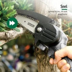 Mardin Mini Kettingzaag - Snoeizaag - Kettingzaag - Kettingzaag Electrisch Met 2 Accu - Inclusief Koffer - 1 Extra Accu - Grijs -Tuingereedschap Winkel 1200x1200 611
