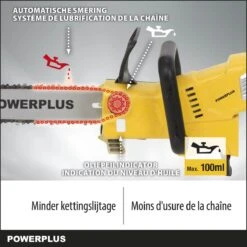 Powerplus POWXG1032 Elektrische Kettingzaag - 900W - Zwaardlengte 300mm - Automatische Kettingsmering - Incl. 1x Ketting En 1x Zwaard 11 Powerplus POWXG1032 Elektrische Kettingzaag - 900W - Zwaardlengte 300mm - Automatische Kettingsmering - Incl. 1x Ketting En 1x Zwaard -Tuingereedschap Winkel 1200x1200 676