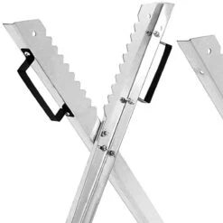 Merkloos Monzana Zaagbok - Metaal Opvouwbaar 83x81x88cm - Zilver -Tuingereedschap Winkel 1200x1200 680