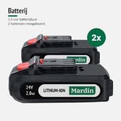Mardin Mini Kettingzaag - Snoeizaag - Kettingzaag - Kettingzaag Electrisch Met 2 Accu - Inclusief Koffer - 1 Extra Accu - Groen -Tuingereedschap Winkel 1200x1200 732