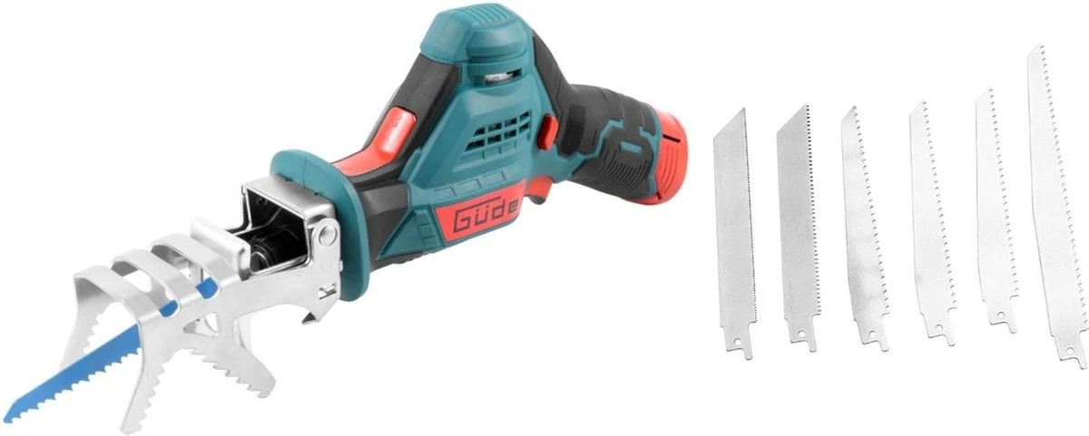 Güde Universele Accu Takkenzaag UAS12-201 Met Extra Zaagbladenset 1 Güde Universele Accu Takkenzaag UAS12-201 Met Extra Zaagbladenset