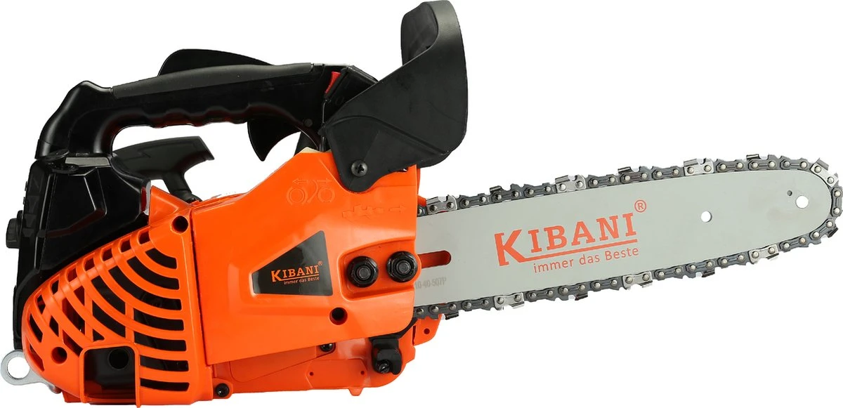 Kibani Kettingzaag Benzine - 25.4 Cc / 1 Pk 2-takt Motor - Zwaardlengte 25 Cm / 10 Inch – Easy-Startsysteem - Snoeizaag 8 Kibani Kettingzaag Benzine - 25.4 Cc / 1 Pk 2-takt Motor - Zwaardlengte 25 Cm / 10 Inch – Easy-Startsysteem - Snoeizaag - Afbeelding 8