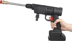 Merkloos Drillpro Elektrische Accu - Hogedrukreiniger - 30Bar - Multifunctioneel Mondstuk - Draagbaar Oplaadbaar Snoerloos - Zwart -Tuingereedschap Winkel 1200x691