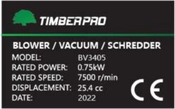 TIMBERPRO - Bladblazer - Benzine - Met Zuig En Versnipperfunctie - Blaassnelheid 225 Km/h - Opvangzak 45 L 8 TIMBERPRO - Bladblazer - Benzine - Met Zuig En Versnipperfunctie - Blaassnelheid 225 Km/h - Opvangzak 45 L -Tuingereedschap Winkel 1200x747 1