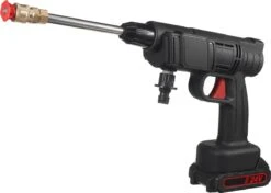 Merkloos Drillpro Elektrische Accu - Hogedrukreiniger - 30Bar - Multifunctioneel Mondstuk - Draagbaar Oplaadbaar Snoerloos - Zwart -Tuingereedschap Winkel 1200x855