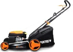 FUXTEC Grasmaaier Benzine - 46cm - Zelfrijdend / Zelftrekkend / Achterwielaandrijving - Mulchfunctie - Opvangbak 50L - FX-RM4646 21 FUXTEC Grasmaaier Benzine - 46cm - Zelfrijdend / Zelftrekkend / Achterwielaandrijving - Mulchfunctie - Opvangbak 50L - FX-RM4646 -Tuingereedschap Winkel 1200x856