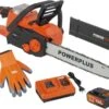 Powerplus Dual Power POWDPGSET33 Accu Kettingzaag - 40V - 30 Cm Zwaardlengte -2x20V Accu -1 X Lader