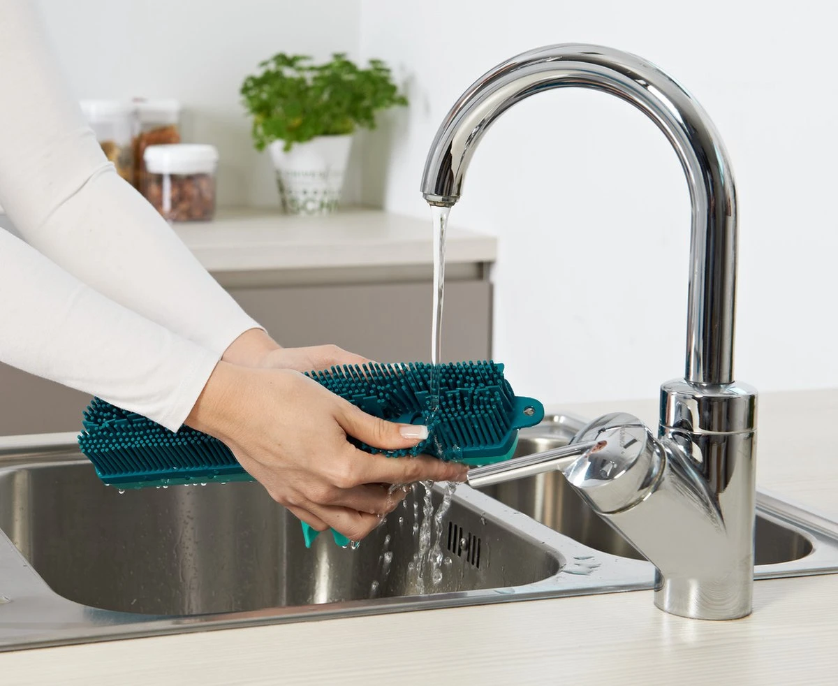 Leifheit Suprabezem Rubberen Bezemkop - Click Systeem - 30 Cm Veegbreedte 2 Leifheit Suprabezem Rubberen Bezemkop - Click Systeem - 30 Cm Veegbreedte - Afbeelding 2