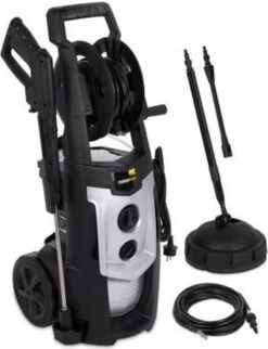 Powerplus POWXG90420 Hogedrukreiniger - 2200W - Max. 175 Bar - 450 L/h - Incl. 8m Slang, Terrasreiniger En Accessoires - Reiniger Voor Auto, Fiets En Meubelen