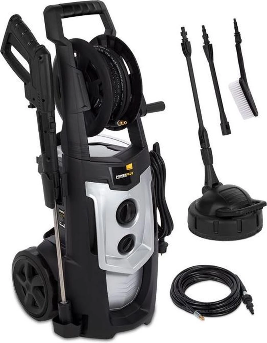 Powerplus POWXG90425 Hogedrukreiniger - 2500W - Max. 195 Bar - 468 L/h - Incl. 8m Slang, Terrasreiniger En Accessoires - Reiniger Voor Auto, Fiets En Meubelen 5 Powerplus POWXG90425 Hogedrukreiniger - 2500W - Max. 195 Bar - 468 L/h - Incl. 8m Slang, Terrasreiniger En Accessoires - Reiniger Voor Auto, Fiets En Meubelen - Afbeelding 5