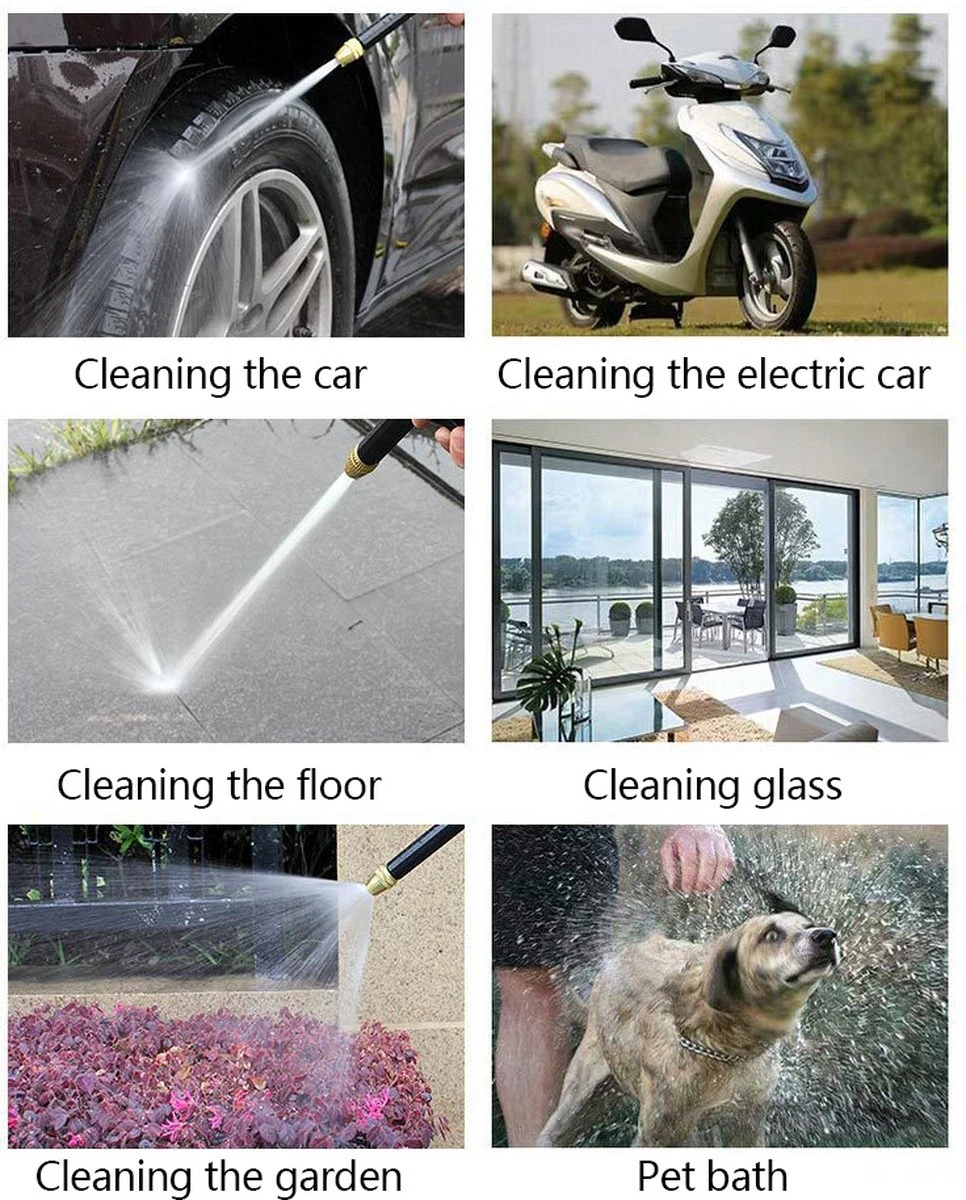 Merkloos Terrasreiniger - Hogedrukspuit - Ergonomisch - Compact - Draagbaar - Tuinslang - Schuimen 4 Merkloos Terrasreiniger - Hogedrukspuit - Ergonomisch - Compact - Draagbaar - Tuinslang - Schuimen - Afbeelding 4